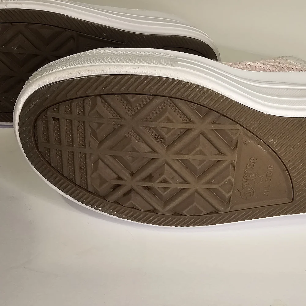 NWOT Womens Converse Chuck Taylor All Star Move Crochet Platform High Top Sneake - Picture 5 of 9